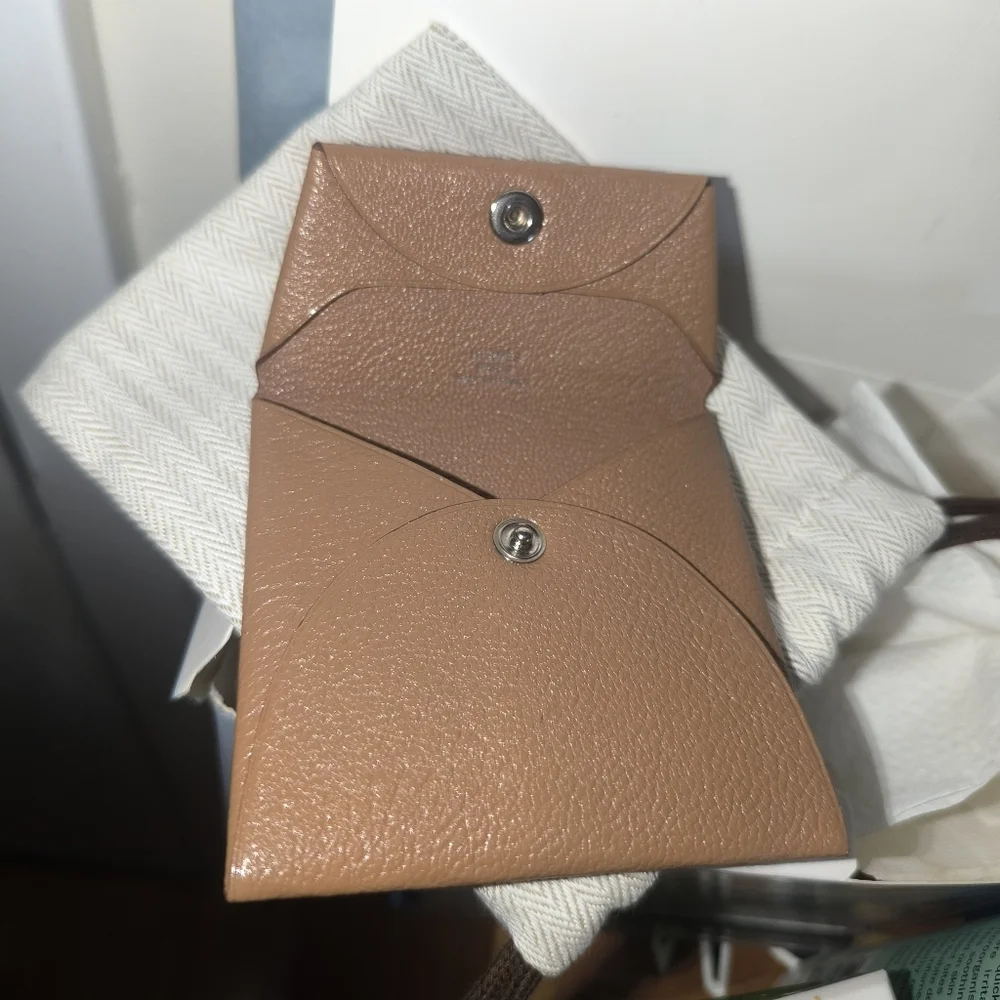 Hermès Bastia Change Purse In Quebracho Chevre Mysore Goatskin - Picture 10 of 17